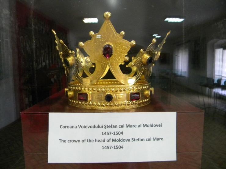 Stefan Cel Mare moldovai fejedelem koronája
